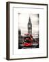 London Red Bus and Big Ben - London - UK - England - United Kingdom - Europe-Philippe Hugonnard-Framed Art Print