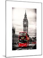 London Red Bus and Big Ben - London - UK - England - United Kingdom - Europe-Philippe Hugonnard-Mounted Art Print