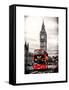 London Red Bus and Big Ben - London - UK - England - United Kingdom - Europe-Philippe Hugonnard-Framed Stretched Canvas