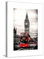 London Red Bus and Big Ben - London - UK - England - United Kingdom - Europe-Philippe Hugonnard-Stretched Canvas