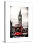 London Red Bus and Big Ben - London - UK - England - United Kingdom - Europe-Philippe Hugonnard-Stretched Canvas