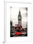 London Red Bus and Big Ben - London - UK - England - United Kingdom - Europe-Philippe Hugonnard-Framed Art Print