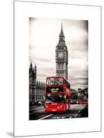 London Red Bus and Big Ben - London - UK - England - United Kingdom - Europe-Philippe Hugonnard-Mounted Art Print