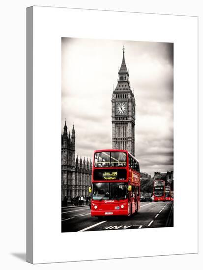 London Red Bus and Big Ben - London - UK - England - United Kingdom - Europe-Philippe Hugonnard-Stretched Canvas