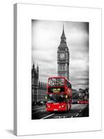 London Red Bus and Big Ben - London - UK - England - United Kingdom - Europe-Philippe Hugonnard-Stretched Canvas