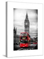 London Red Bus and Big Ben - London - UK - England - United Kingdom - Europe-Philippe Hugonnard-Stretched Canvas