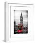 London Red Bus and Big Ben - London - UK - England - United Kingdom - Europe-Philippe Hugonnard-Framed Art Print