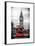 London Red Bus and Big Ben - London - UK - England - United Kingdom - Europe-Philippe Hugonnard-Framed Stretched Canvas