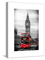 London Red Bus and Big Ben - London - UK - England - United Kingdom - Europe-Philippe Hugonnard-Stretched Canvas