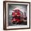 London Red Busses-Melanie Viola-Framed Art Print