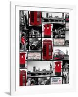 London Repeat-Joseph Eta-Framed Art Print