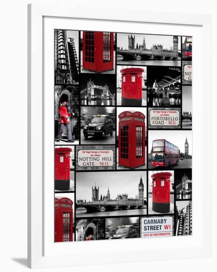 London Repeat-Joseph Eta-Framed Art Print