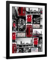 London Repeat-Joseph Eta-Framed Art Print