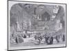 London Rifle Brigade Ball at Guildhall, London, 1861-null-Mounted Giclee Print