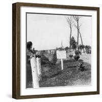 London Rifle Brigade Cemetery, Ploegsteert, Belgium, World War I, C1918-Nightingale & Co-Framed Giclee Print