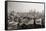 London Rooftop View Panorama with Urban Architectures.-Songquan Deng-Framed Stretched Canvas