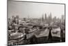 London Rooftop View Panorama with Urban Architectures.-Songquan Deng-Mounted Photographic Print