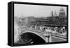 London's Black Friar's Bridge-null-Framed Stretched Canvas