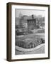 London's East End Residents Cultivating Vegetable Garden in Bombed Ruins-Hans Wild-Framed Photographic Print