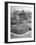 London's East End Residents Cultivating Vegetable Garden in Bombed Ruins-Hans Wild-Framed Photographic Print