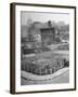 London's East End Residents Cultivating Vegetable Garden in Bombed Ruins-Hans Wild-Framed Photographic Print