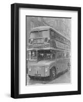 London's New Passenger Bus-John Eggitt-Framed Premium Photographic Print
