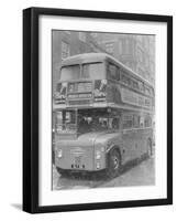 London's New Passenger Bus-John Eggitt-Framed Photographic Print