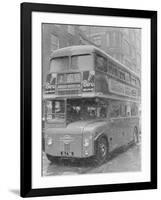 London's New Passenger Bus-John Eggitt-Framed Photographic Print