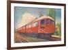 'London's New Streamlined Underground Train, Northern Line', 1940-Unknown-Framed Giclee Print