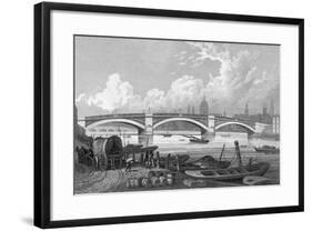 London's Southwark Bridge-null-Framed Giclee Print