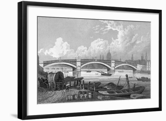 London's Southwark Bridge-null-Framed Giclee Print