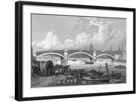 London's Southwark Bridge-null-Framed Giclee Print