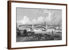 London's Southwark Bridge-null-Framed Giclee Print