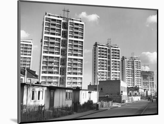 London's Tallest Flats-null-Mounted Photographic Print