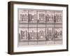 London's Ten City Gates, 1720-Sutton Nicholls-Framed Giclee Print