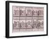 London's Ten City Gates, 1720-Sutton Nicholls-Framed Giclee Print