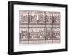 London's Ten City Gates, 1720-Sutton Nicholls-Framed Giclee Print