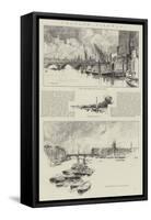 London's Tideway-Charles Auguste Loye-Framed Stretched Canvas