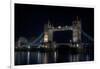 London's Tower Bridge At Night-Steven Maxx-Framed Photographic Print