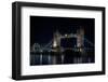 London's Tower Bridge At Night-Steven Maxx-Framed Photographic Print