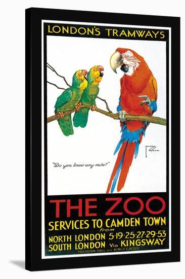 London's Tramways, The Zoo-Lawson Wood-Stretched Canvas