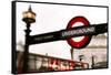 London Scene III-Sonja Quintero-Framed Stretched Canvas