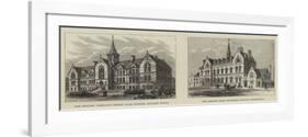 London School Buildings-Frank Watkins-Framed Giclee Print