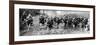 London Scottish Soldiers Charging with the Bayonet-null-Framed Premium Giclee Print