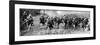 London Scottish Soldiers Charging with the Bayonet-null-Framed Premium Giclee Print