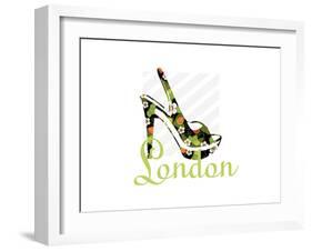 London Shoe-Elle Stewart-Framed Art Print