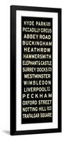 London Sign-null-Framed Art Print