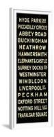 London Sign-null-Framed Art Print