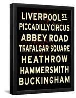 London Sign-null-Framed Poster