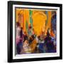 London Silver Service-Peter Graham-Framed Giclee Print